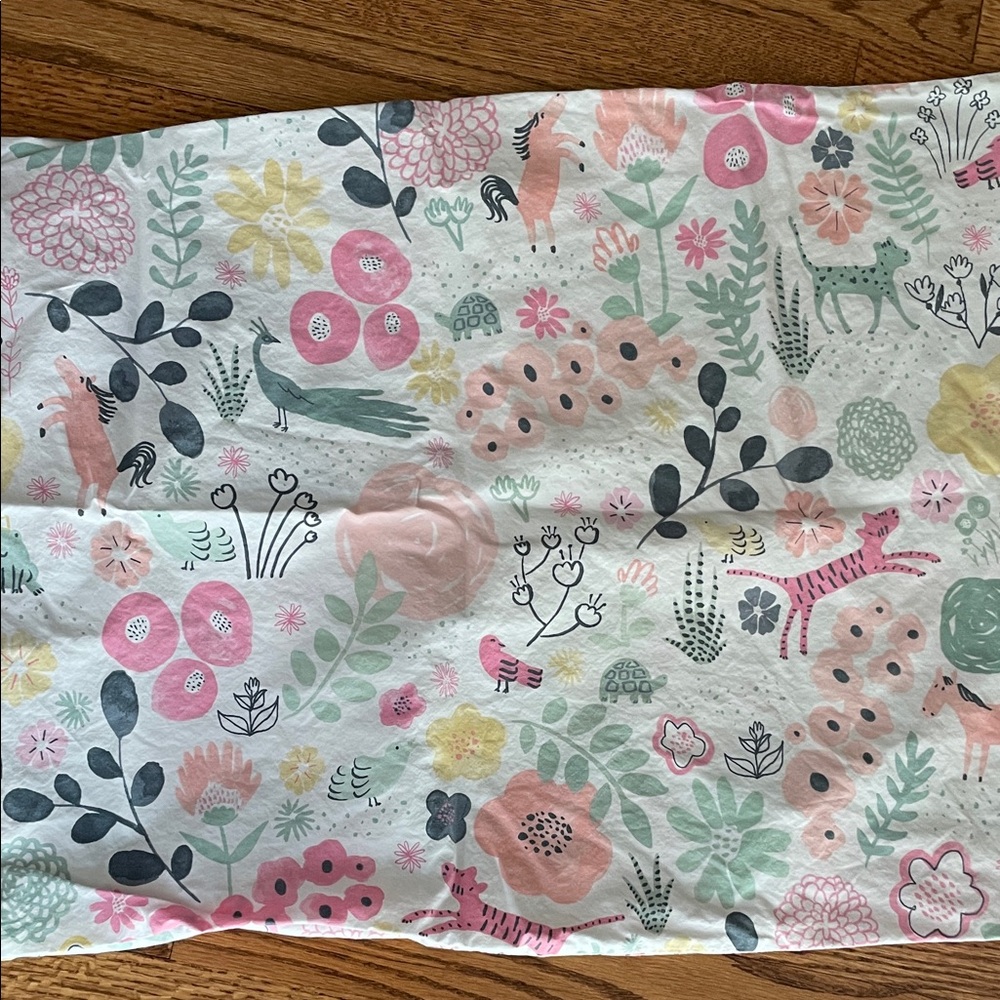 Pottery Barn Kids Multicolor Animal Print Fabric